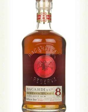 Bacardi Reserva Ocho 8 YO Gold Rum (100cl , 40%)