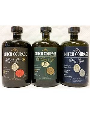 Dutch Courage Complete Range Gin (3x70cl Aged, Dry, Old Tom)