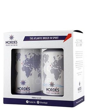 Nordés Atlantic Galician Gin Gift Pack 70cl, 40%