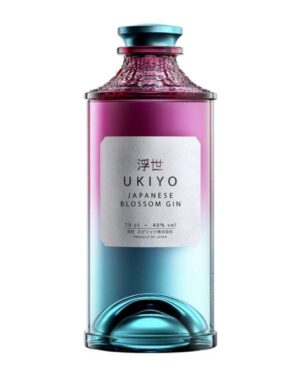 Ukiyo Japanese Blossom Gin (70cl , 40%)