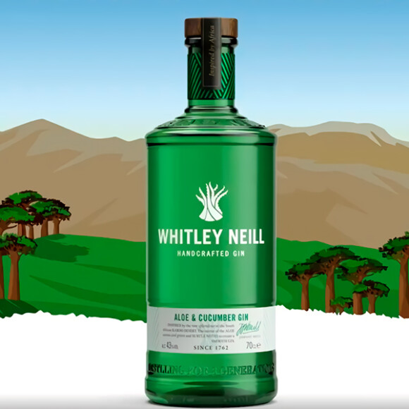 Whitley Neill Aloe And Cucumber Gin (70cl , 43%)