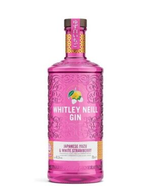 Whitley Neill Japanese Yuzu And White Strawberry Gin (70cl , 41.3%)